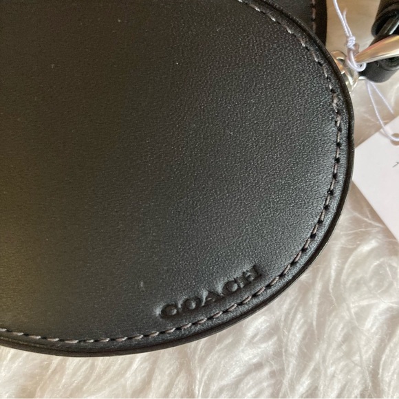 Coach authentic black cat Halloween leather wristlet coin purse 2025 exclusive - Picture 4 of 5